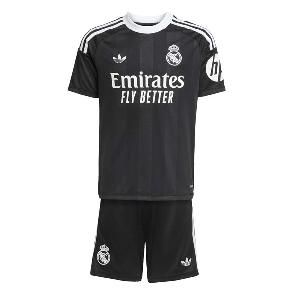 Camiseta Real Madrid Portero Niño 2025-26 Negro